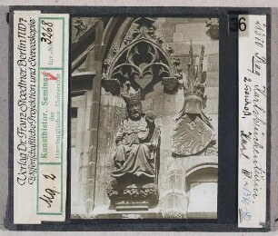Prag: Brückenturm (Karlsbrücke), 2. Geschoss, Karl IV. (Stoedtner-Nr. 28380)