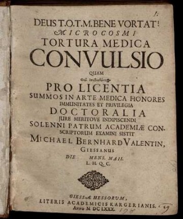 Microcosmi Tortura Medica Convulsio