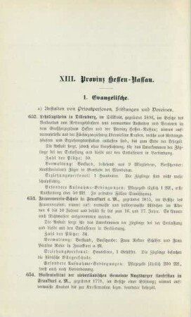 XIII. Provinz Hessen-Nassau