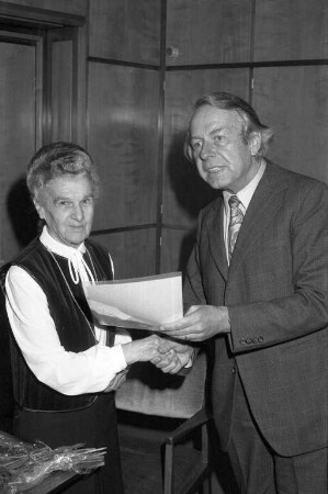 Verleihung der Bundesverdienstmedaille an Stadtamtsrätin i.R. Elisabeth Messang