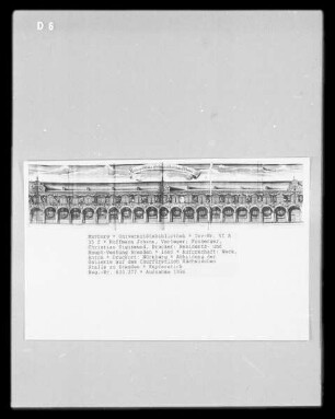 Residentz- und Haupt-Vestung Dresden — Abbildung der Gallerie auf dem Churfürstlich Sächsischen Stalle zu Dresden
