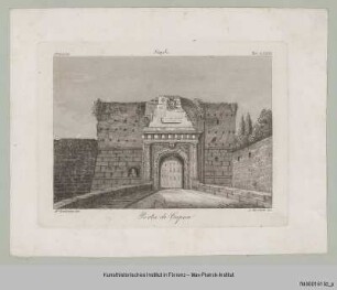 Vedute der Porta Napoli in Capua