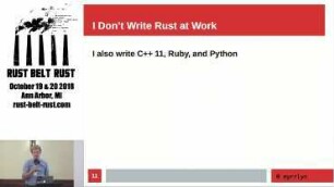 Lightning Talks: Rust In Space