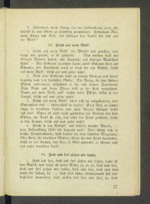 51. Froh und frei ziehen wir dahin.
