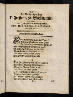 G2r-H1v, D. Foersterin, geb. Blochmannin