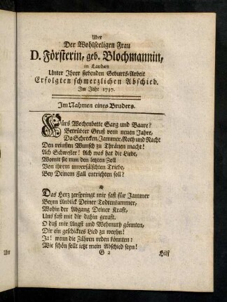 G2r-H1v, D. Foersterin, geb. Blochmannin
