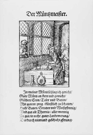 Münzmeister, Holzschnitt, Amman 1568