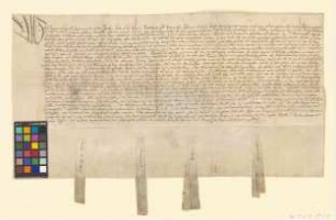 Obligation über 800 Gulden, die Anna von Mollendorf, geb. Derberger, den Städten Berlin, Cölln, Perleberg und Pritzwalk leiht.
