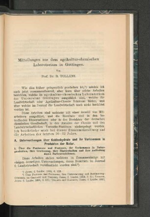 Mitteilungen aus dem agrikultur-chemischen Laboratorium in Göttingen.