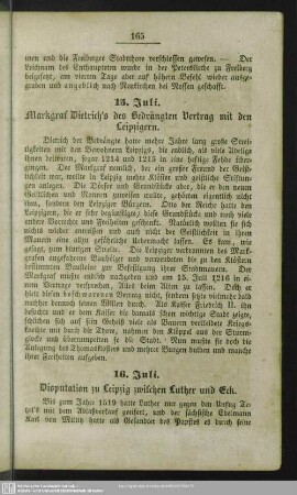 16. Juli. Disputation zu Leipzig zwischen Luther und Eck