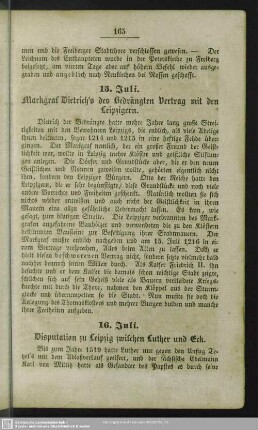 16. Juli. Disputation zu Leipzig zwischen Luther und Eck
