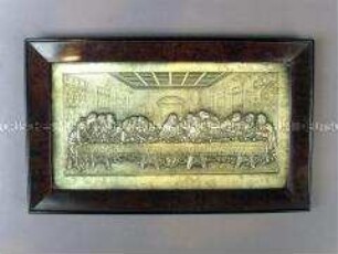 Das letzte Abendmahl, Relief gerahmt