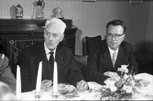 Freiburg: Berth. Weinstube; Französischer Konsul Guillet, Min.Rat Leiser in Freiburg