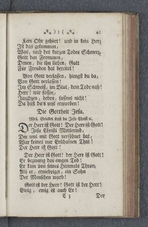 Die Gottheit Jesu.