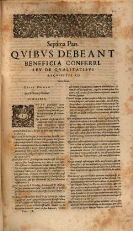 Tractatus de beneficiis amplissimus, 2