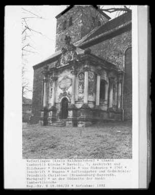 Sankt Lamberti — Grabkapelle
