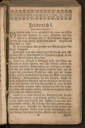 Friderich I.