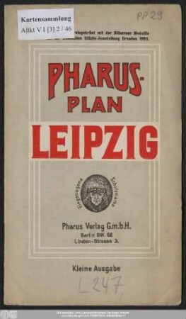 Pharus-Plan Leipzig