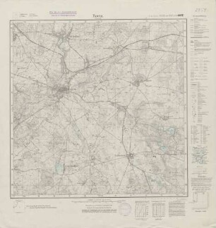 2759 (alte Nr.: 1331) Reetz Neumark, Meßtischblatt (4cm - Karte)
