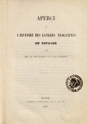 Aperçu de l'histoire des langues néolatines en Espagne