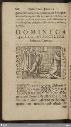 Dominica Iudica, Evangelium Johan. 8. Capite