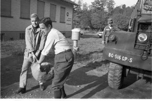 Lebensmittelspendenaktion des Caritas-Verbands Karlsruhe
