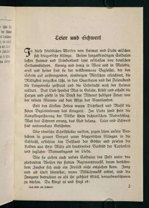 17-19, Leier und Schwert