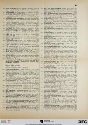 Gold und Silber (Nr. 626-715)