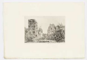 Grande rue d’Auteuil 26. Mai 1871, Blatt 27 der Folge "Paris intime"