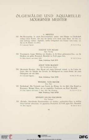 Ölgemälde und Aquarelle moderner Meister (Nr. 532-583)