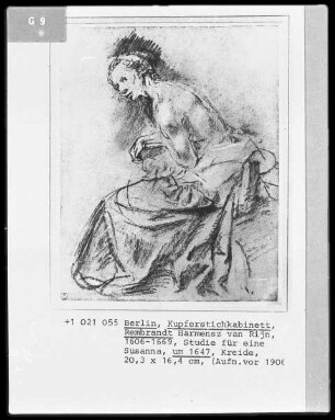 Studie für eine Susanne