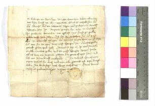 Erkinger von Seinsheim: Dienstgeld; Siegel: Erkinger von Seinsheim.
