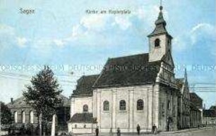Ansicht der Kirche in Sagan