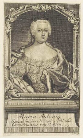 Bildnis der Maria Antonia, Kurfürstin von Sachsen