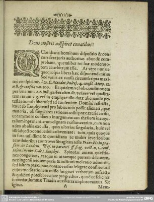 Deus nostris ad spiret conatibus