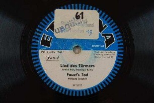 Lied des Türmers / [Text:] Goethe