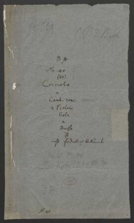 Titelumschlag (C. P. E. Bach)