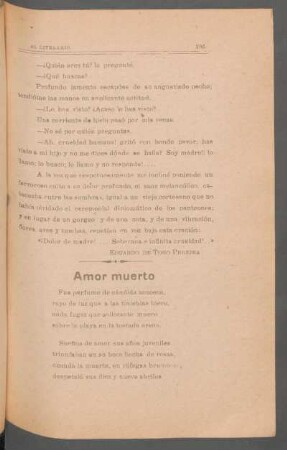 Amor muerto