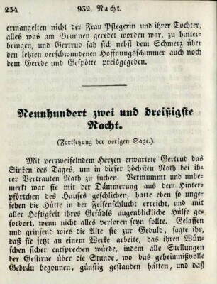 Neunhundert zwei und dreißigste Nacht