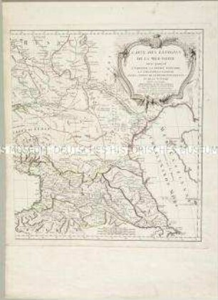 Carte des environs de la Mer-Noire