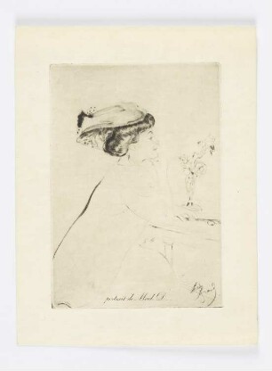 Portrait de Mad. D..., aus: Camille Mauclair, "Louis Legrand", Paris 1910