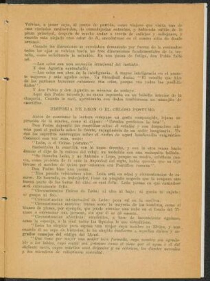 Historia de León o el celoso póstumo