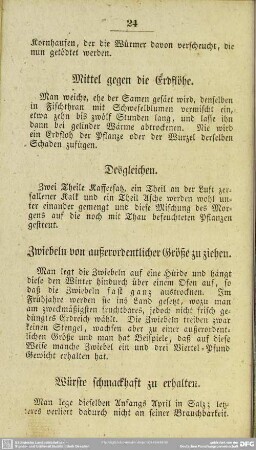 Würste schmackhaft zu erhalten