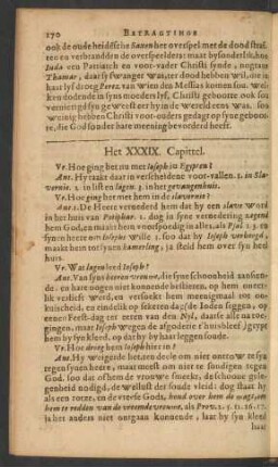 Het XXXIX. Capittel