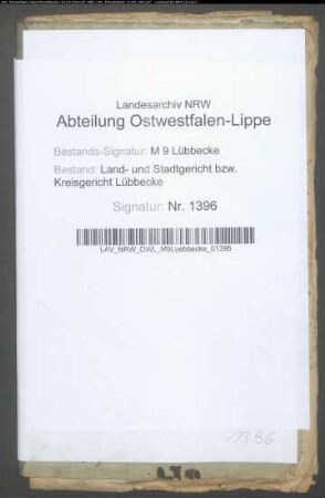 Erblasser: Weking, Anna Ilsabein Gerdrut: