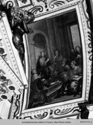 Kapellendekoration : Gewölbedekoration : Jesus mit den Schriftgelehrten im Tempel