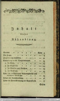 Inhalt dieser Abhandlung