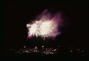 Stadion/Feuerwerk 26.6.54.