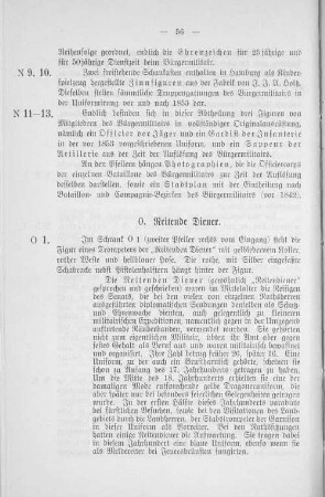 O. Reitende Diener.