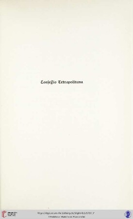 Confessio Tetrapolitana